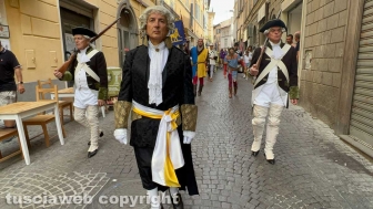 Viterbo - Santa Rosa - La consegna della Mazza del Maggiordomo