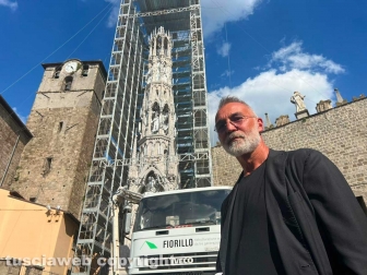Viterbo - Santa Rosa - Il montaggio di Dies Natalis a San Sisto - Raffaele Ascenzi