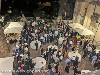 Santa Rosa - Il buffet a palazzo dei Priori