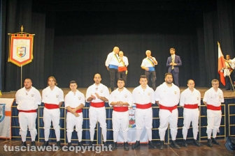 Santa Rosa - Viterbo - Raduno all'Unione - I nuovi facchini