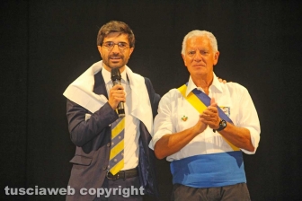 Daniele Sabatini con Massimo Mecarini al raduno all'Unione