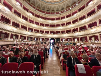 Santa Rosa - Viterbo - Raduno dei facchini al teatro dell'Unione - 2023