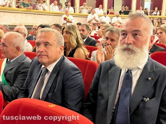 Santa Rosa - Viterbo - Raduno dei facchini al teatro dell'Unione - 2023