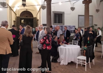 Santa Rosa - Il buffet a palazzo dei Priori