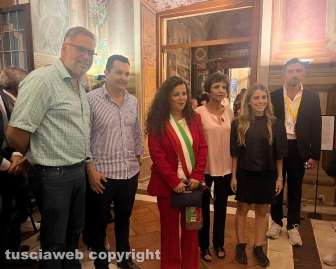Santa Rosa - Chiara Frontini e la delegazione messicana