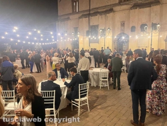 Santa Rosa - Il buffet a palazzo dei Priori