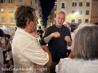Viterbo - La macchina di Santa Rosa illumina la città - Prova luci di Gloria