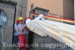 Contardo con la statua