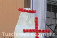 La statua della Santa