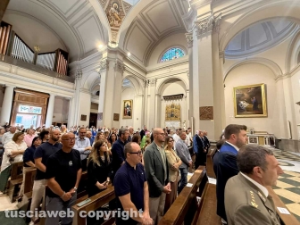 Santa Rosa - La messa in occasione della inaugurazione della chiesa restaurata