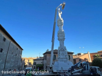 Smontaggio macchina di Santa Rosa