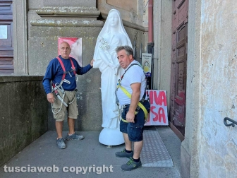 La statua di Santa Rosa torna al Santuario