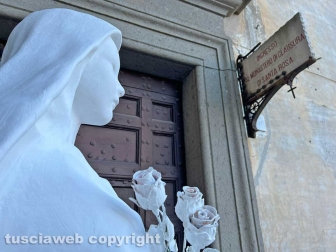 La statua di Santa Rosa torna al Santuario