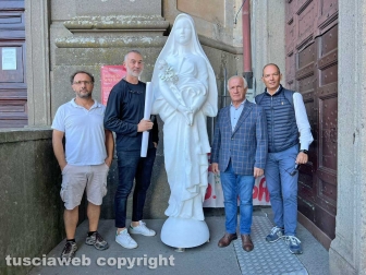 La statua di Santa Rosa torna al Santuario