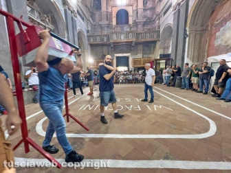 Viterbo - Prove di portata della macchina di Santa Rosa 2024