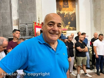 Viterbo - Prove di portata della macchina di Santa Rosa 2024 - Sandro Rossi