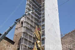 Macchina di Santa Rosa quasi in cima