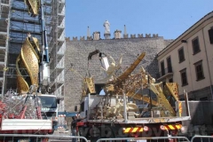 Macchina di Santa Rosa quasi in cima