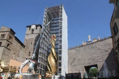 Macchina di Santa Rosa quasi in cima