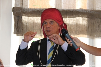 La presentazione del trasporto della macchina di Santa Rosa a Roma - Le immagini della conferenza - Il presidente del Sodalizio Massimo Mecarini