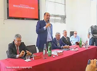 La presentazione del trasporto della macchina di Santa Rosa a Roma - Le immagini della conferenza