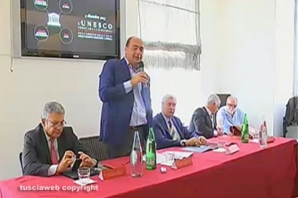 La presentazione del trasporto della macchina di Santa Rosa a Roma - Le immagini della conferenza