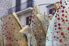 Macchina di santa Rosa - Inizia il montaggio