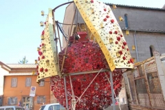 Macchina di santa Rosa - Inizia il montaggio