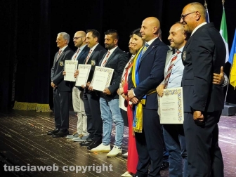 Viterbo - Santa Rosa - Sodalizio nell'albo d'oro e benemerenza al personale della questura