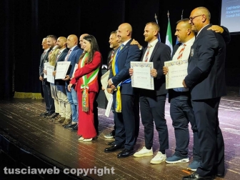 Viterbo - Santa Rosa - Sodalizio nell'albo d'oro e benemerenza al personale della questura