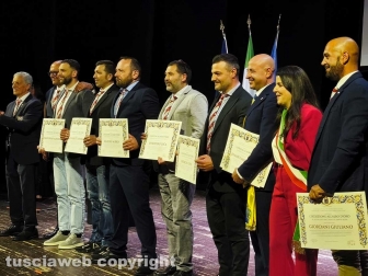 Viterbo - Santa Rosa - Sodalizio nell'albo d'oro e benemerenza al personale della questura