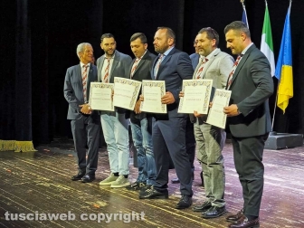 Viterbo - Santa Rosa - Sodalizio nell'albo d'oro e benemerenza al personale della questura