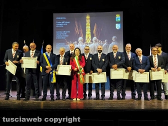 Viterbo - Santa Rosa - Sodalizio nell'albo d'oro e benemerenza al personale della questura