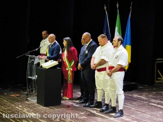 Viterbo - Santa Rosa - Sodalizio nell'albo d'oro e benemerenza al personale della questura