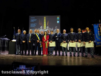 Viterbo - Santa Rosa - Sodalizio nell'albo d'oro e benemerenza al personale della questura