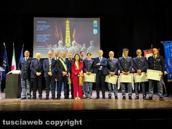 Viterbo - Santa Rosa - Sodalizio nell'albo d'oro e benemerenza al personale della questura