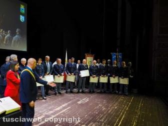 Viterbo - Santa Rosa - Sodalizio nell'albo d'oro e benemerenza al personale della questura