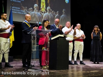 Viterbo - Santa Rosa - Sodalizio nell'albo d'oro e benemerenza al personale della questura