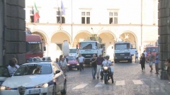 Santa Rosa sui camion