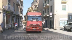 Santa Rosa sui camion