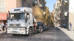 Santa Rosa sui camion