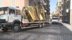 Santa Rosa sui camion