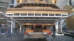 Santa Rosa sui camion