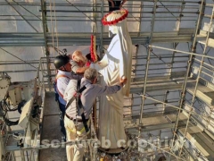 La statua in cima a Fiore del Cielo