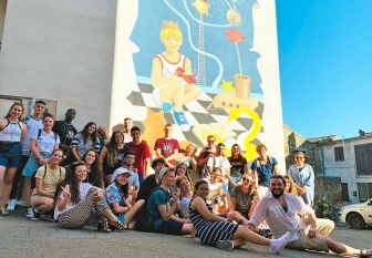 Viterbo - I ragazzi dell'Erasmus a Sant'Angelo