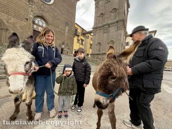 La Quercia - Sant’Antonio abate - La benedizione degli animali - Gli asini Napoleone e Bruschetta