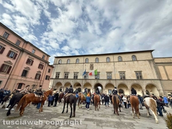 Viterbo - Piazza del Comune - Sant’Antonio abate - La benedizione degli animali