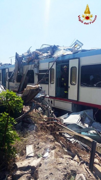 Schianto fra due treni