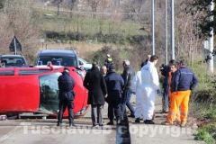 L\'auto dopo lo schianto