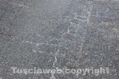 Il ghiaccio sulla strada